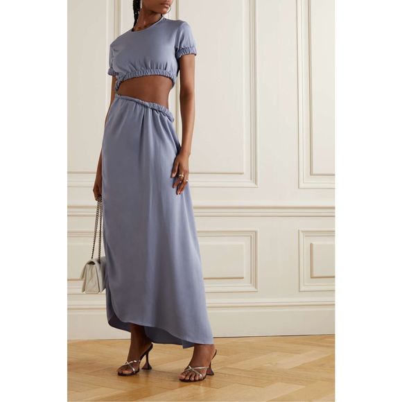 CHRISTOPHER ESBER Cutout piqué maxi dress US 6 $859 - Picture 2 of 9